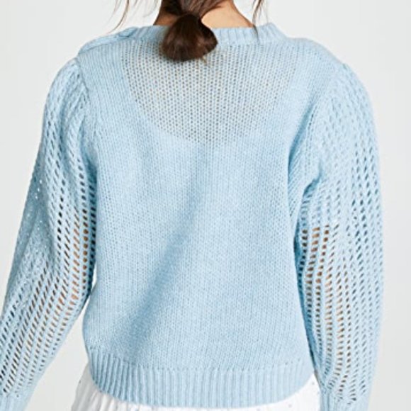 SOLD Loveshackfancy ROSIE Sweater FLORAL BOUQUET - Picture 9 of 11